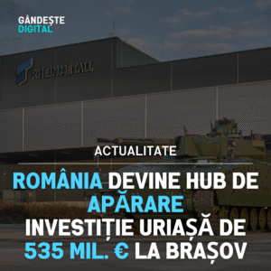 România devine hub de apărare – fabrică de pulbere Brașov 2025